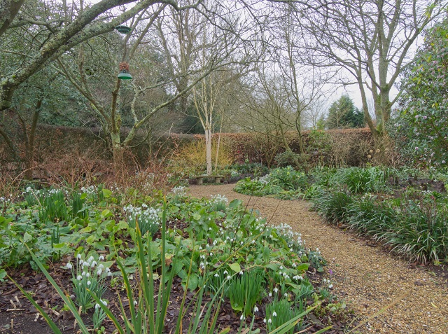 Garden at Sandhills Farm House.