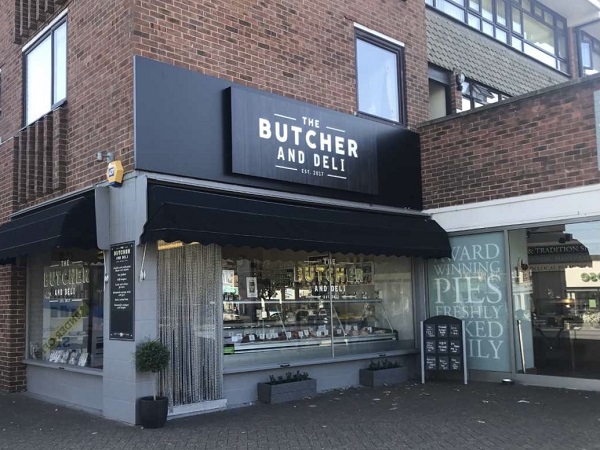 Photograph of the Butcher and Deli shop.